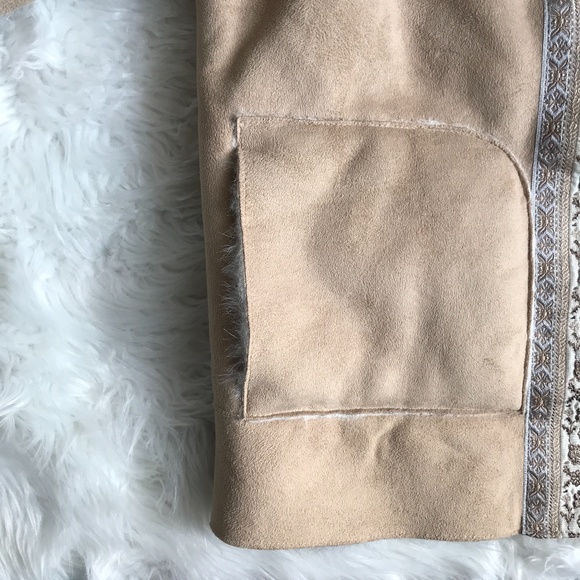 Coldwater Creek Suede and Faux Fur Jacket - Picture 6 of 10